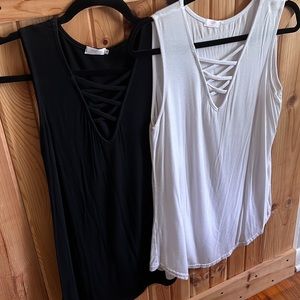 Woman’s flowy tank tops